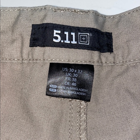 5.11 Men's Regular Fit Taclite Pro Ripstop Cargo Pants 30x32 - Picture 6 of 7